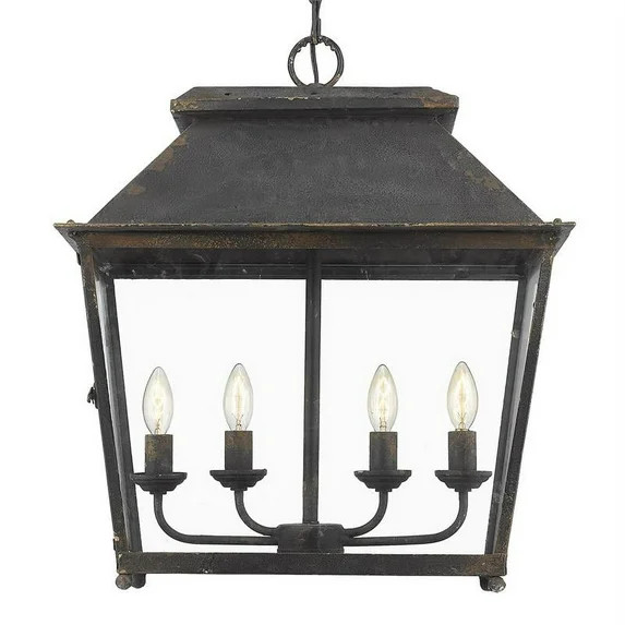Abingdon 4-Light Pendant in Antique Black Iron | Walmart (US)