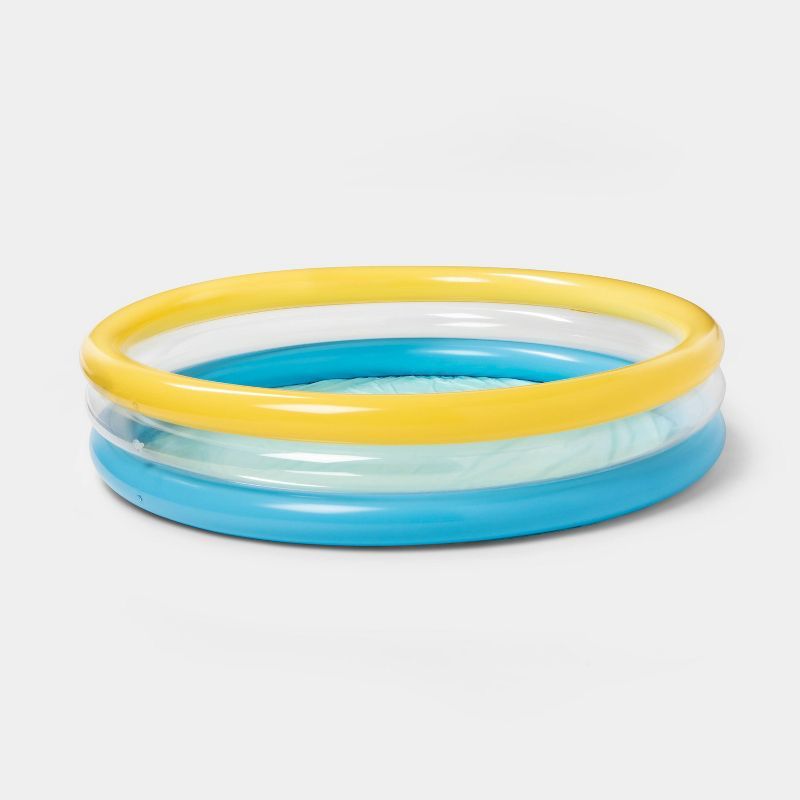 3 Ring Pool Blue Yellow - Sun Squad™ | Target