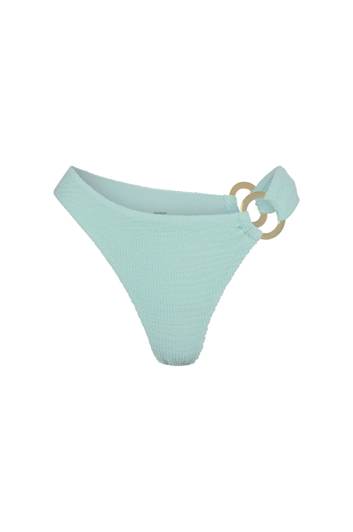 Bronte Bottom - Light Slate Crinkle | Monday Swimwear
