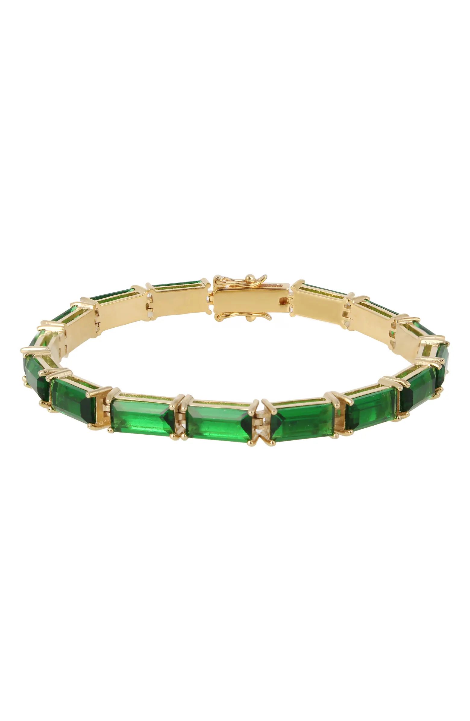 Kurt Geiger London Baguette Crystal Tennis Bracelet | Nordstrom | Nordstrom