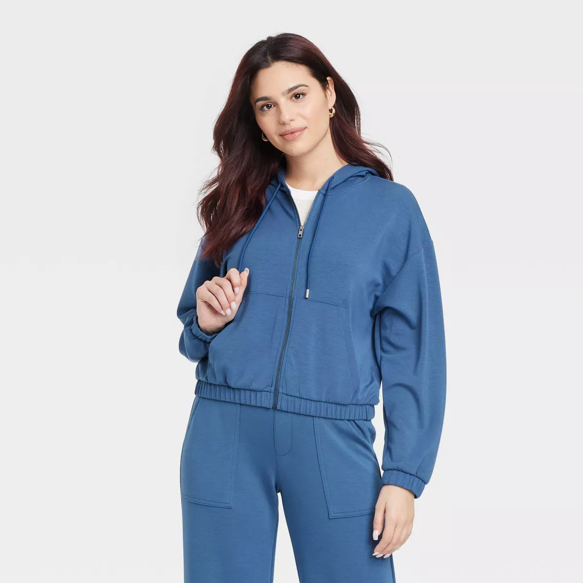 Women's Sandwash Hooded Zip-Up Sweatshirt - A New Day™ | Target