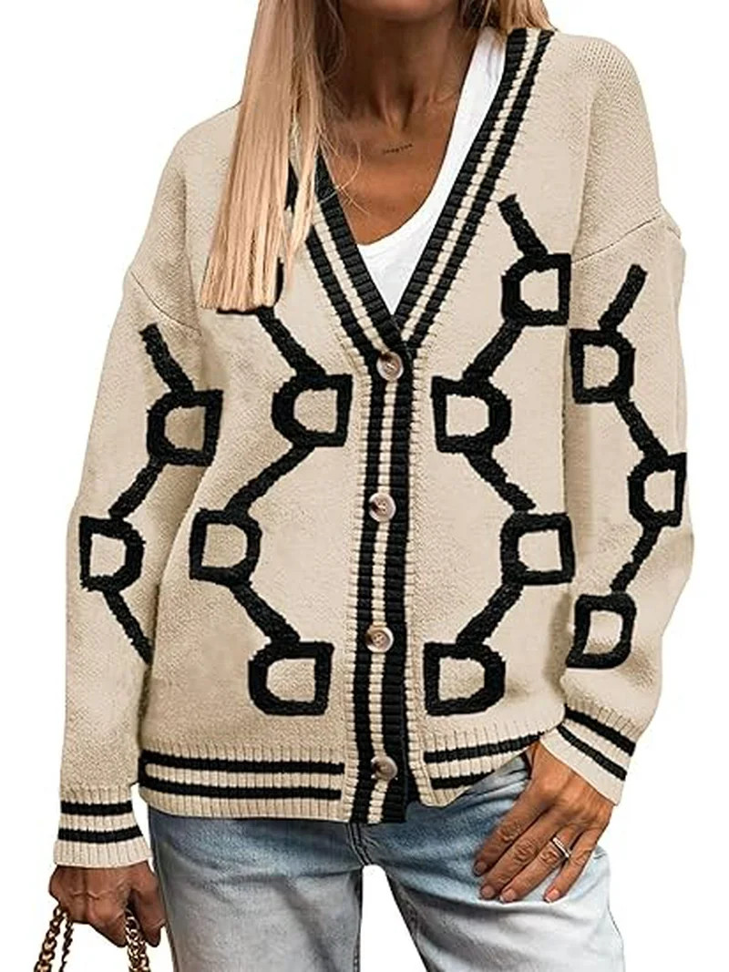 PRETTYGARDEN Women's Spring Fall Chunky Knit Cardigan Sweaters Casual Open Front Button Up Winter... | Walmart (US)