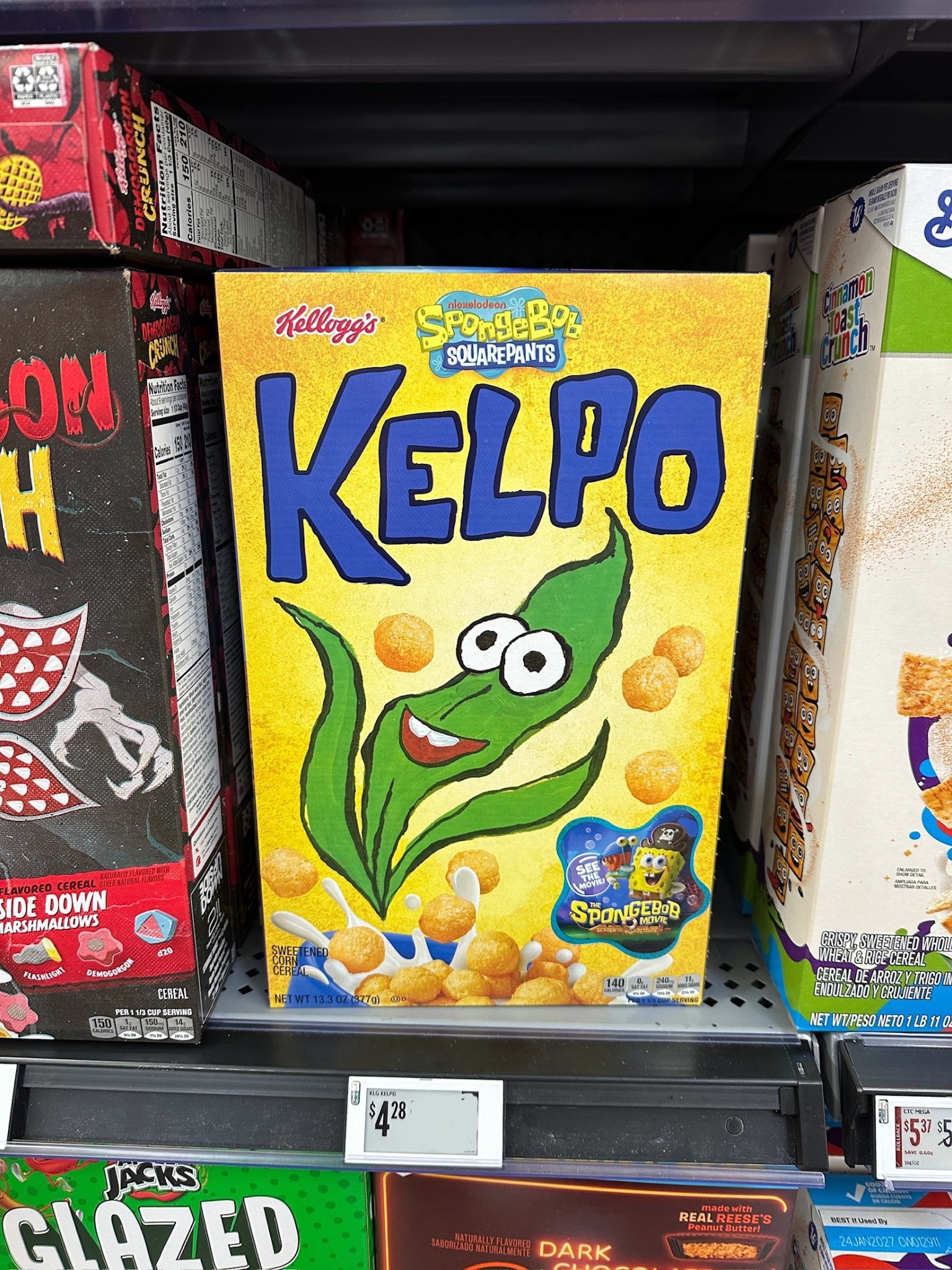 SpongeBob Kellogg’s Kelpo cerecereal

#LTKfoodie #LTKSeasonal #LTKHome