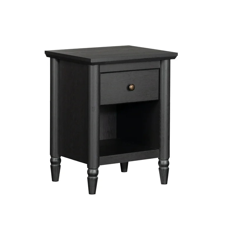 My Texas House Monroe 1 Drawer Nightstand, Black Oak Finish | Walmart (US)