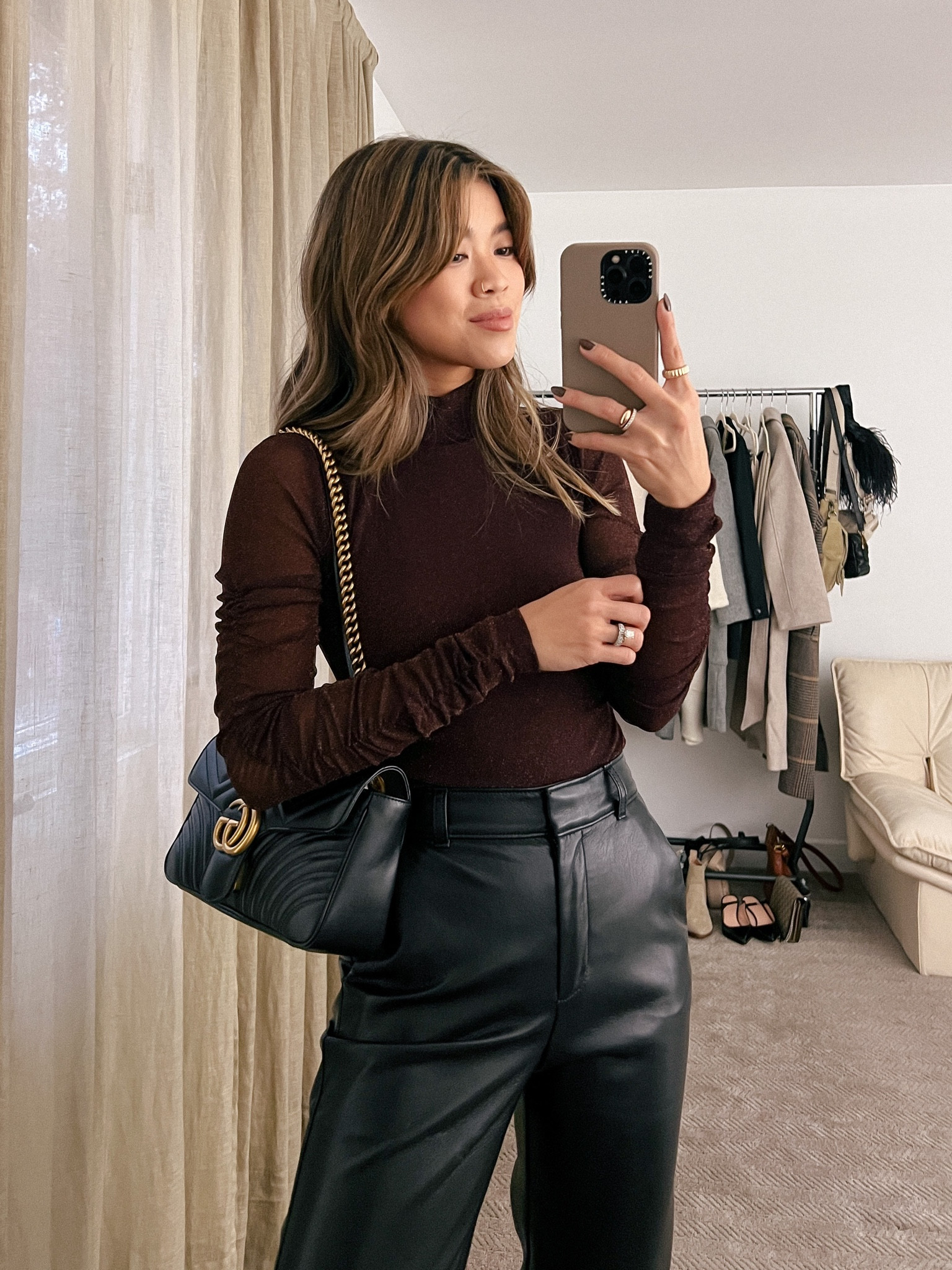 Revolve Glitter Bodysuit with Abercrombie Black Leather Pants and Madewell Black Heeled Booties!

Top: XXS/XS
Bottoms: 00/0
Shoes: 6

#fall
#fallfashion
#falloutfits
#fallstyle
#winter
#winterfashion
#winteroutfits
#winterstyle
#thanksgivingoutfit
#holidayoutfit
#revolve
#abercrombie
#madewell

#LTKSeasonal #LTKHoliday #LTKstyletip