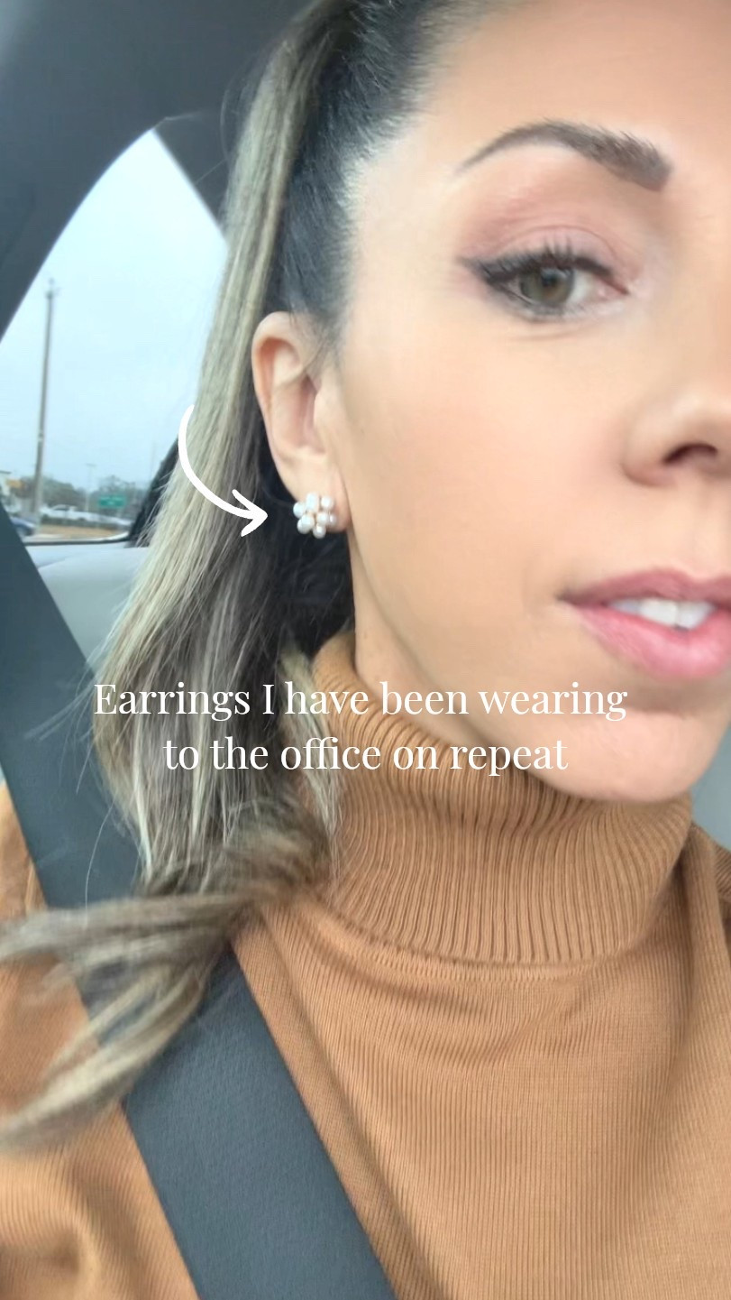 Perfect earrings for the office :) 
@Target 🎯 #earrings #pearls

#LTKWorkwear #LTKootd
