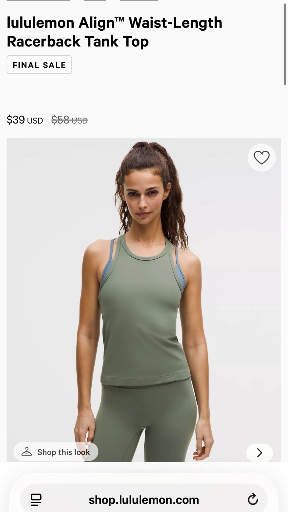 Wmtm Align Tank

#LTKfitnessgoals #LTKActive #LTKSaleAlert