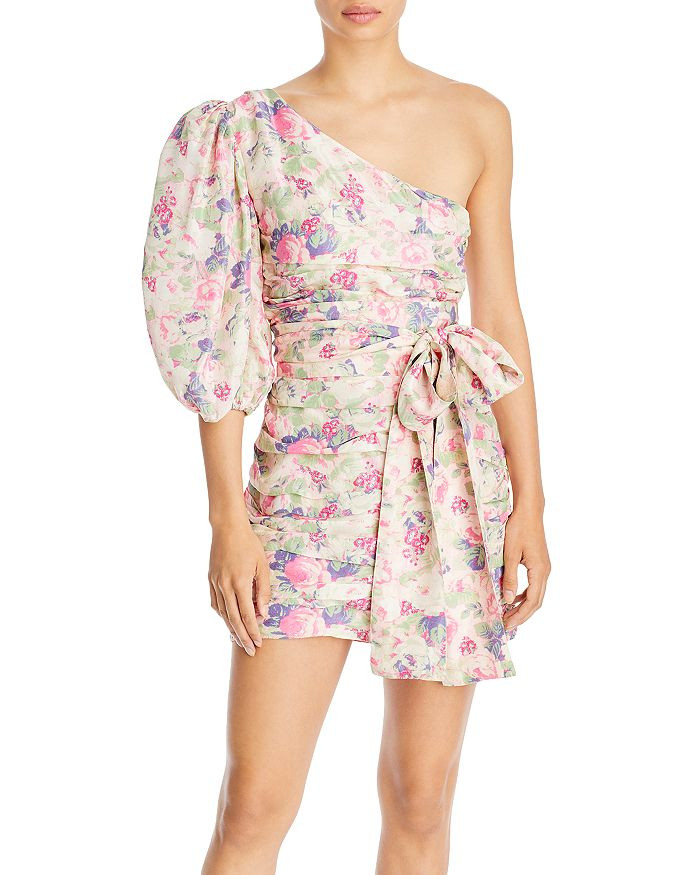 LoveShackFancy Altie One Shoulder Mini Dress Back to Results -  Women - Bloomingdale's | Bloomingdale's (US)