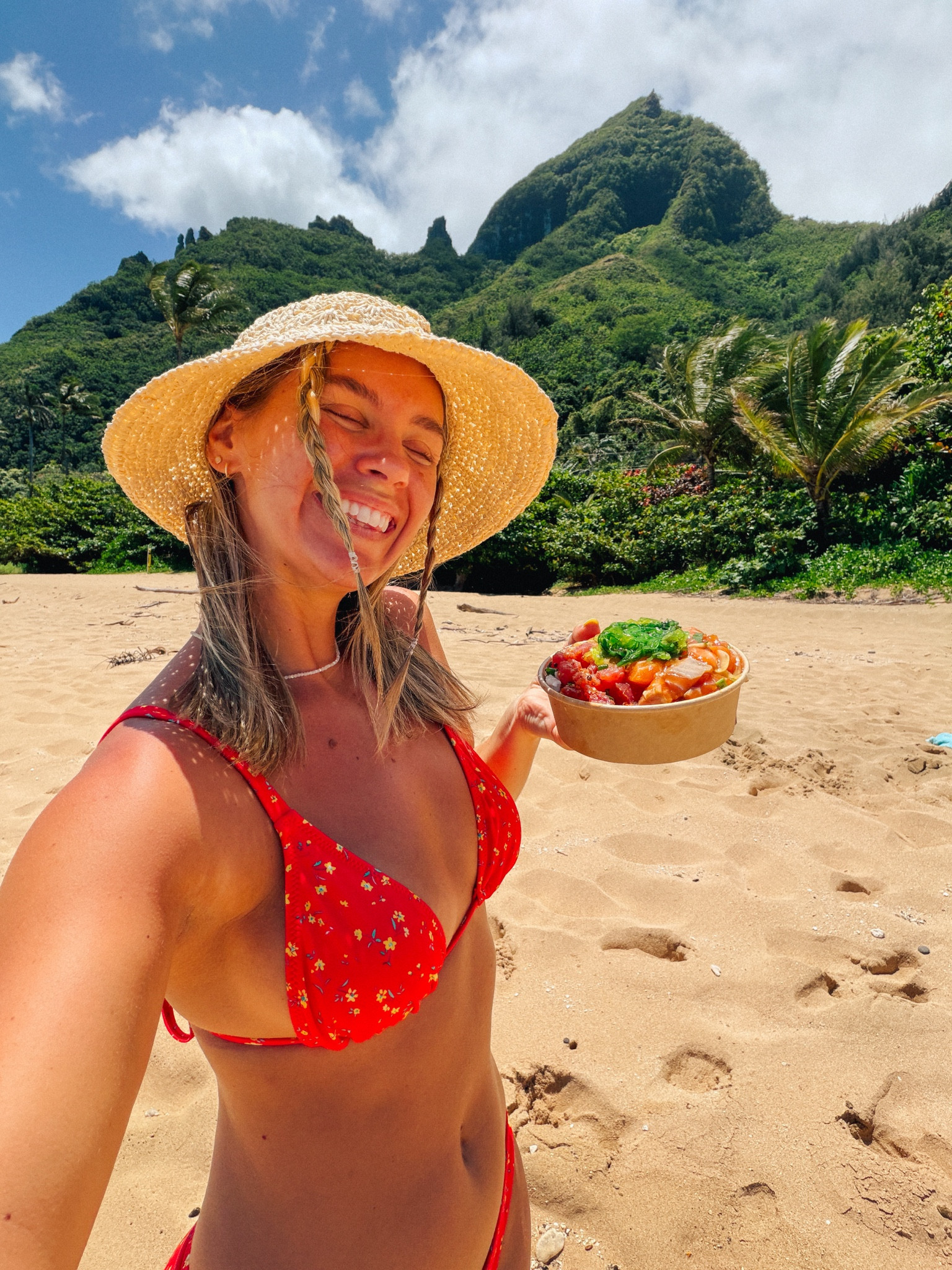 Poke Bowl + The Beach 
Perfect Combo 🫶🏼

Bikini: Medium 

Bikinis, swimwear, beach bikinis, swimsuits for woman, beach essentials, beach vacation, Hawaii

#LTKootd #LTKTravel #LTKSwim