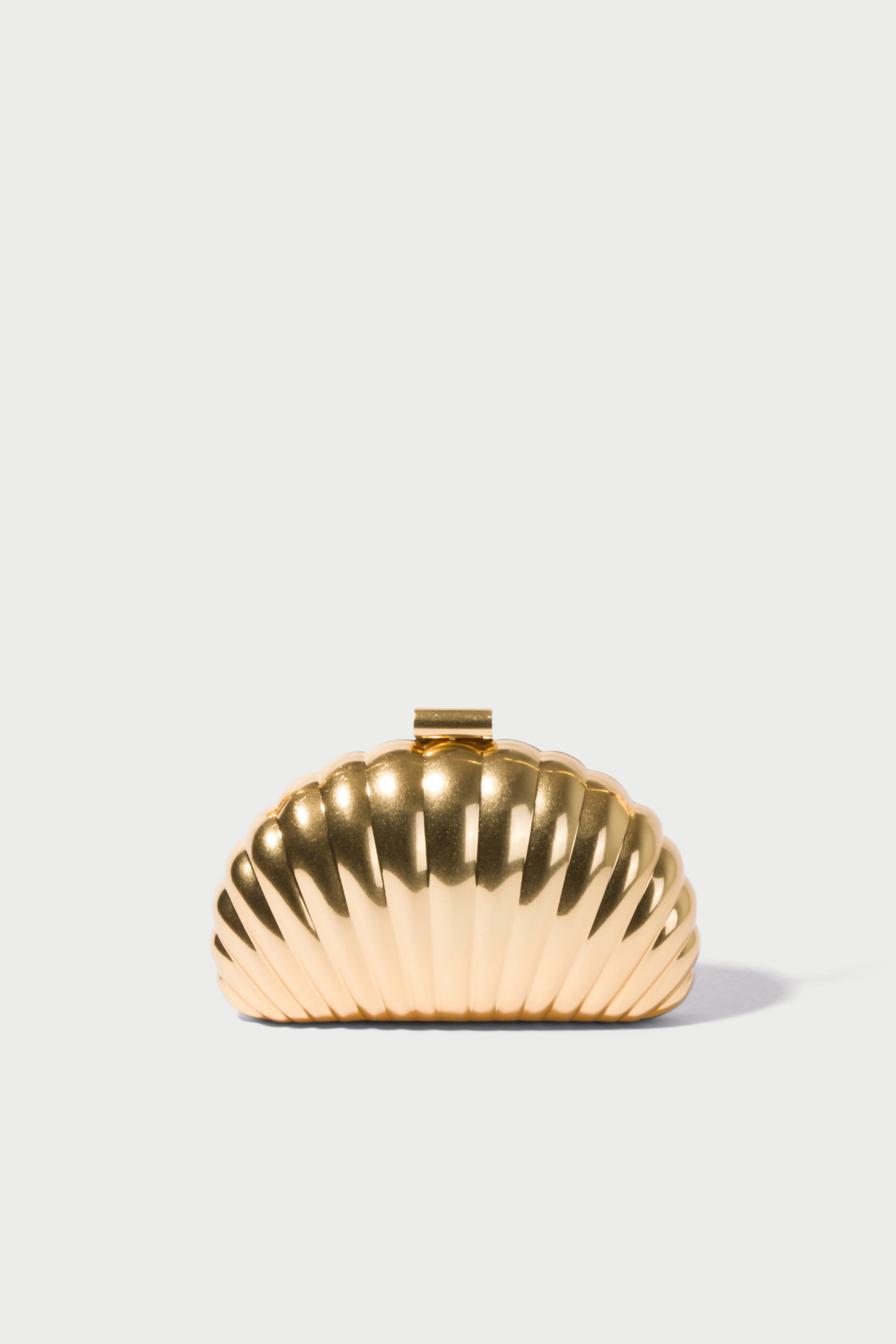 SIMKHAI Women's Monet Clutch in Gold | Simkhai