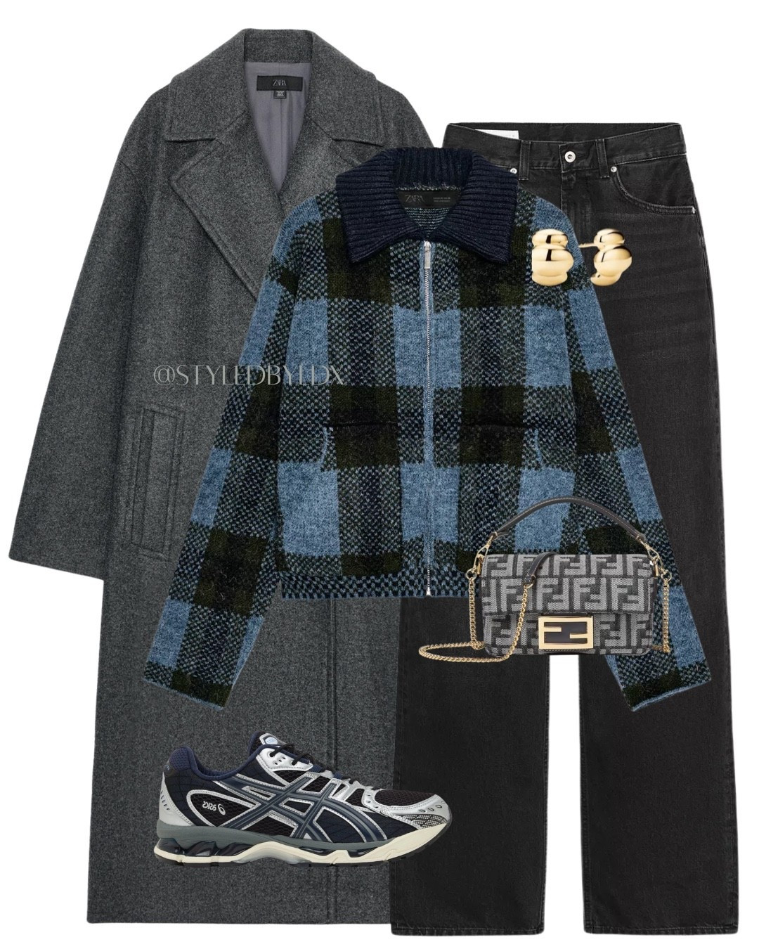 Winter outfit - jeans - asics - wool coat - grey coat - knitwear 

#LTKautumn #LTKwinter #LTKstyletip