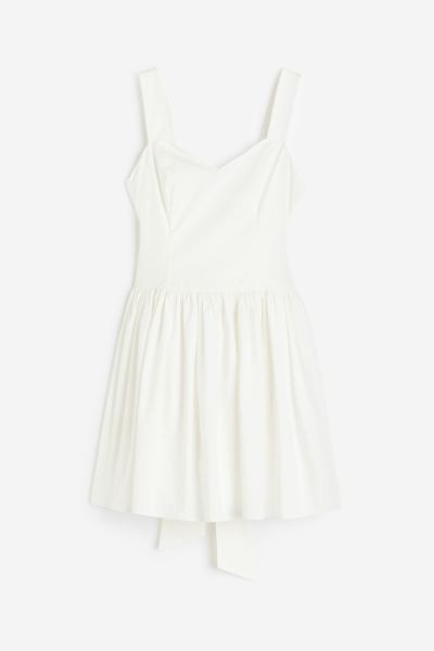 Tie-detail Cotton Dress | H&M (US + CA)
