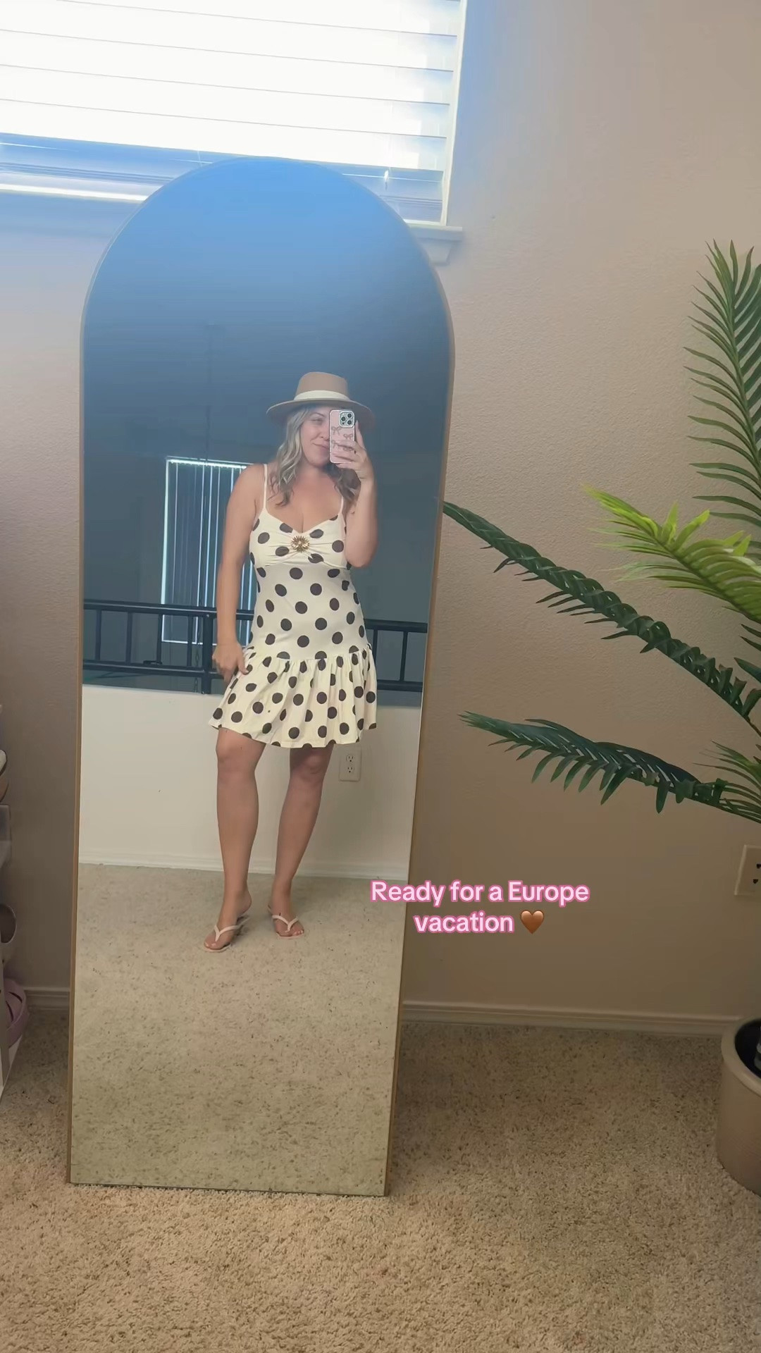 Polka dot summer dress
Europe vacation dress 
Vacation outfit
Polka dot mini dress

#LTKootd #LTKTravel #LTKMidsize