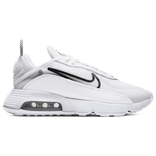Nike Womens Nike Air Max 2090 - Womens Running Shoes White/Black/Metallic Summit White Size 10.5 | Footaction