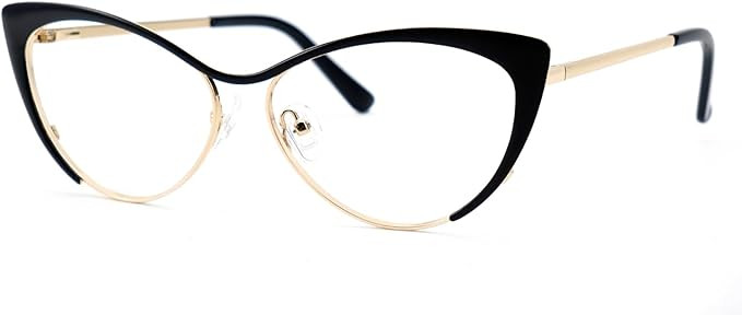 VOOGLAM Stylish Cat Eye Blue Light Blocking Glasses for Women Anti Eyestrain UV Eyewear Annabelle | Amazon (US)