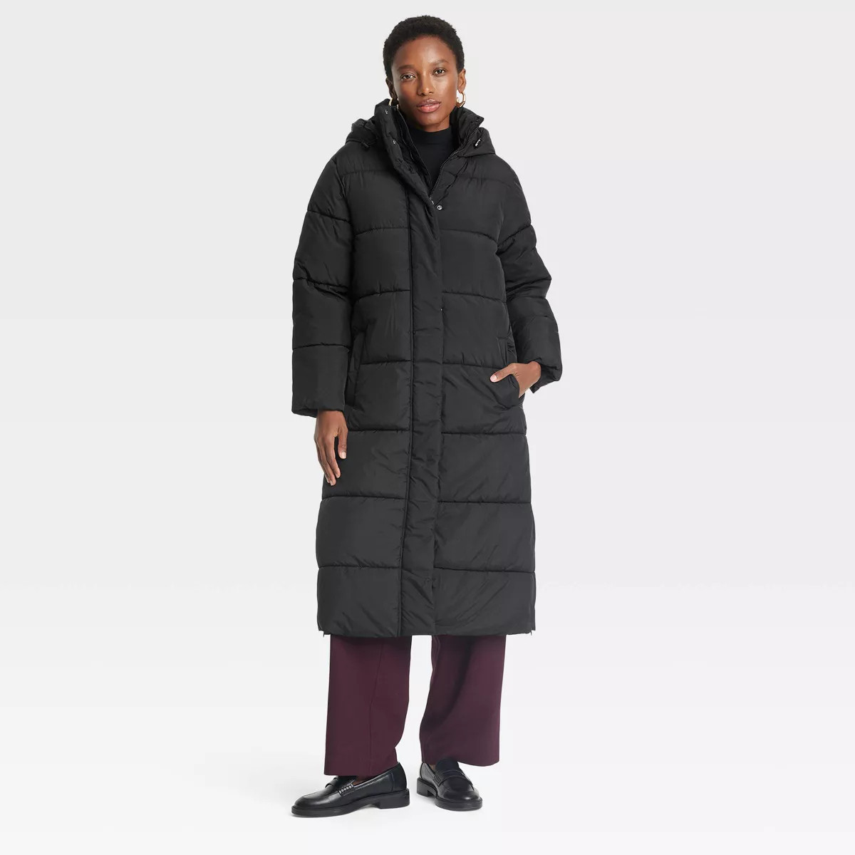 Women's Hooded Duvet Puffer Jacket - A New Day™ | Target
