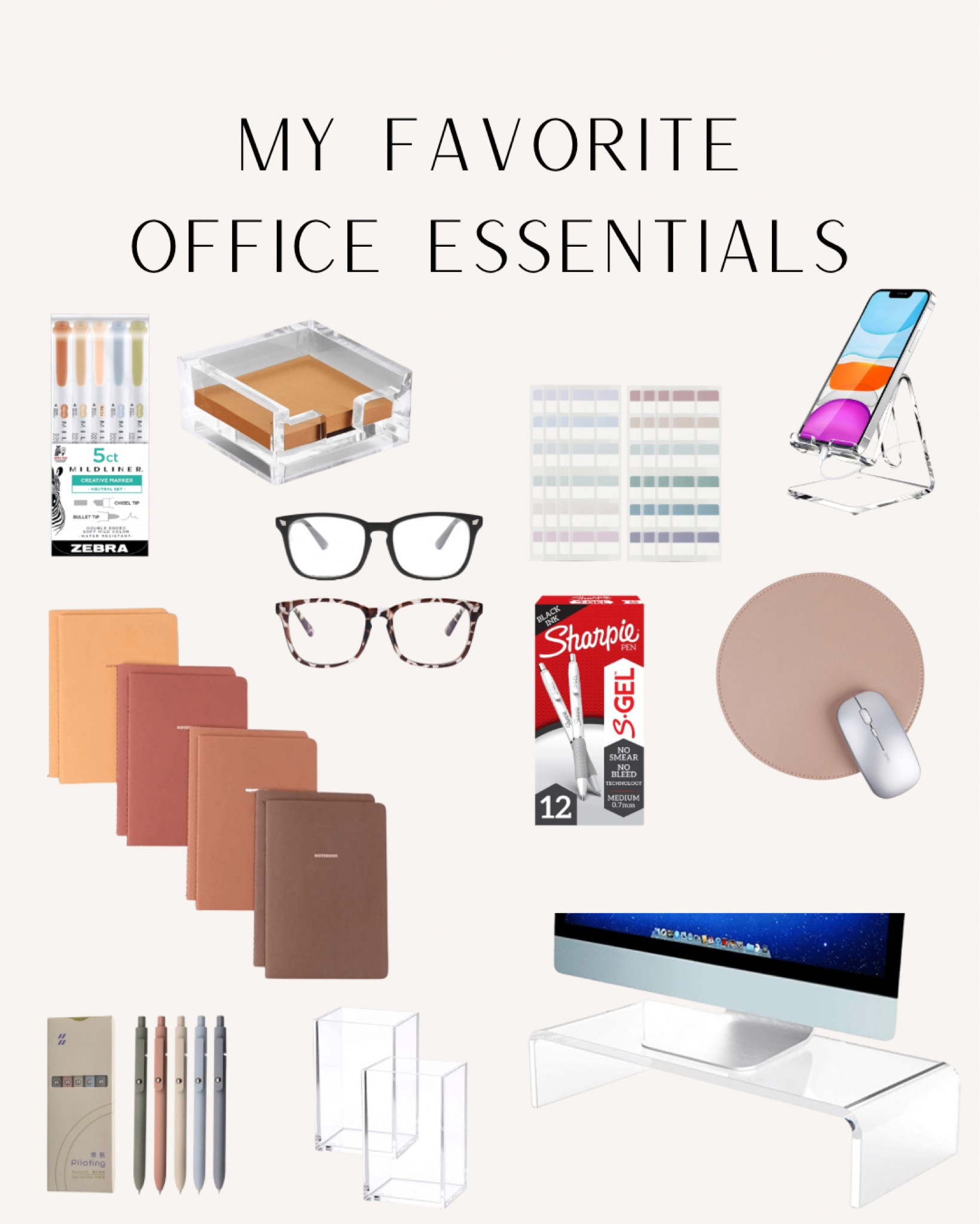 My favorite office essentials #homeoffice #officeessentials 

#LTKhome
