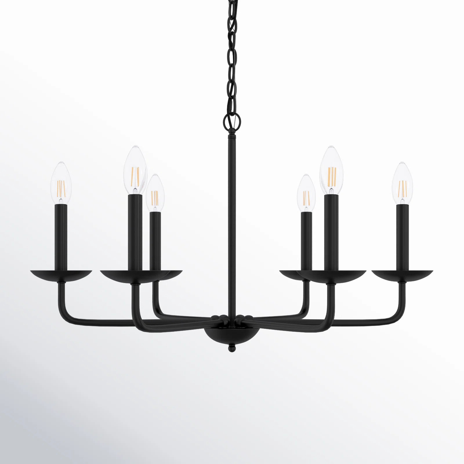 Baltray 6 - Light Steel Chandelier | Wayfair North America