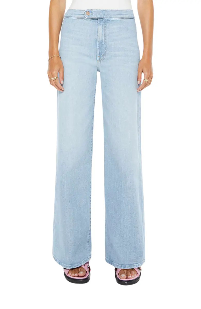 MOTHER The Tab Roller Skimp Wide Leg Jeans | Nordstrom | Nordstrom