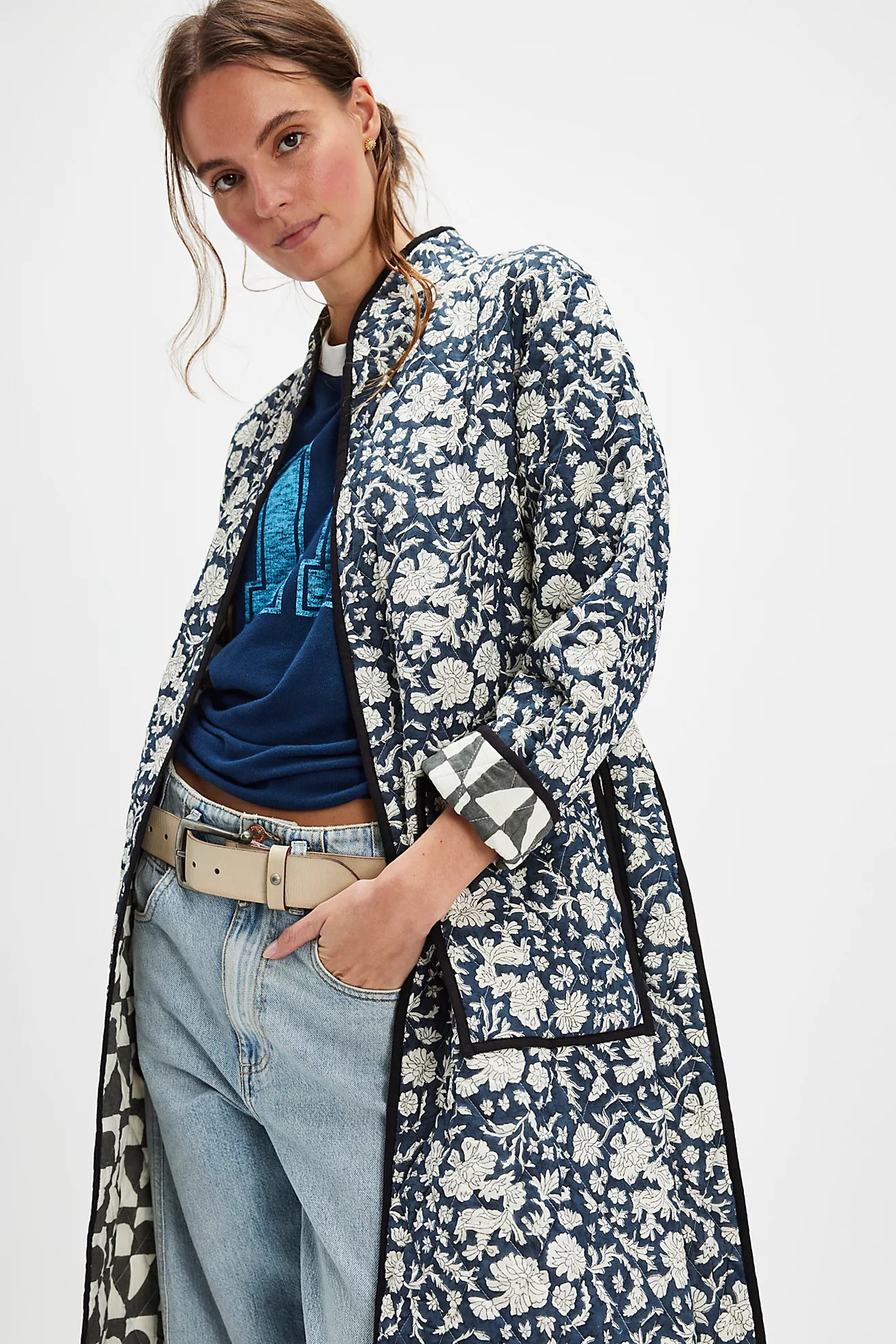 SZ Blockprints Jiya Coat | Free People (UK)