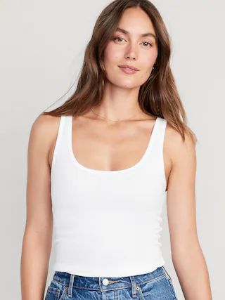 Scoop-Neck Rib-Knit First Layer Tank Top for Women | Old Navy (CA)