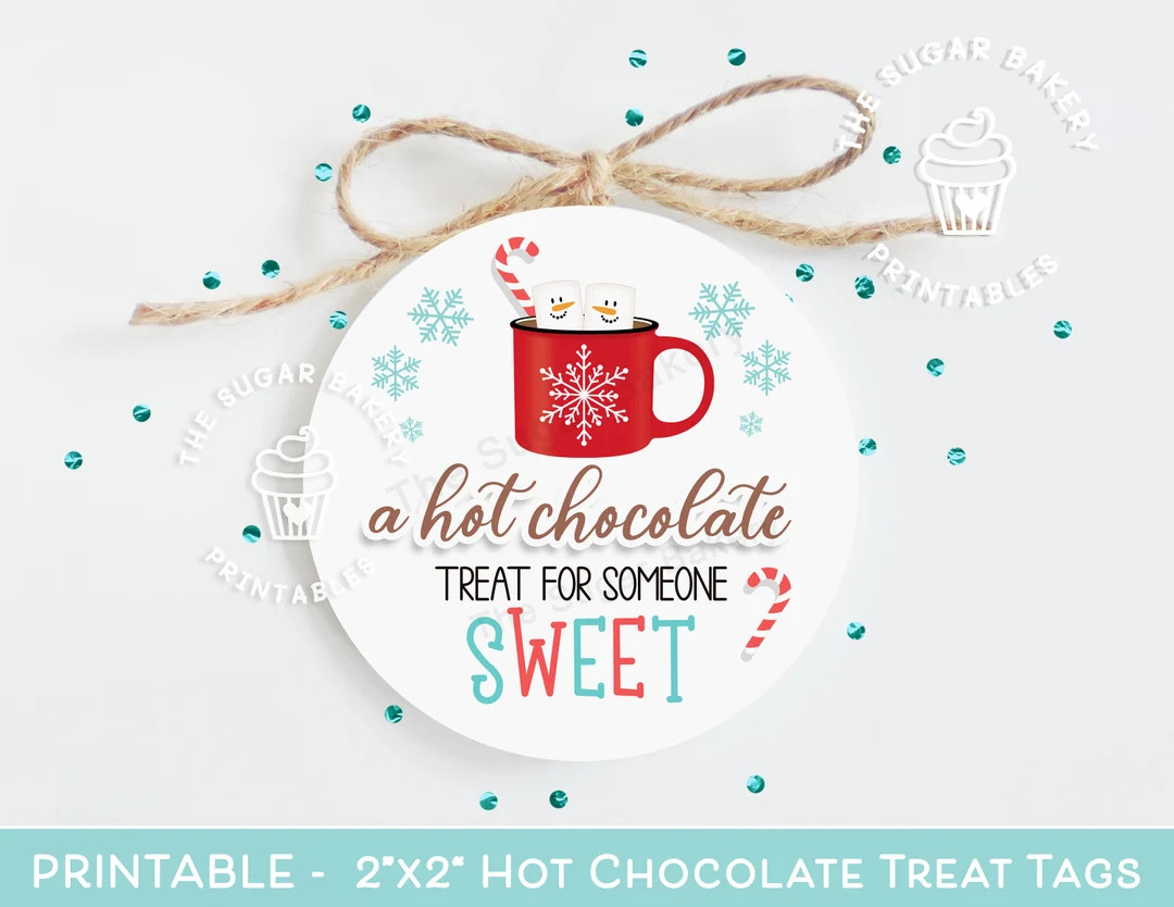 A Hot Chocolate TREAT for Someone Sweet TAG Cocoa Tag - Etsy | Etsy (US)