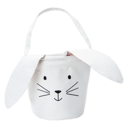 Canvas Easter Bunny Basket | Five Below