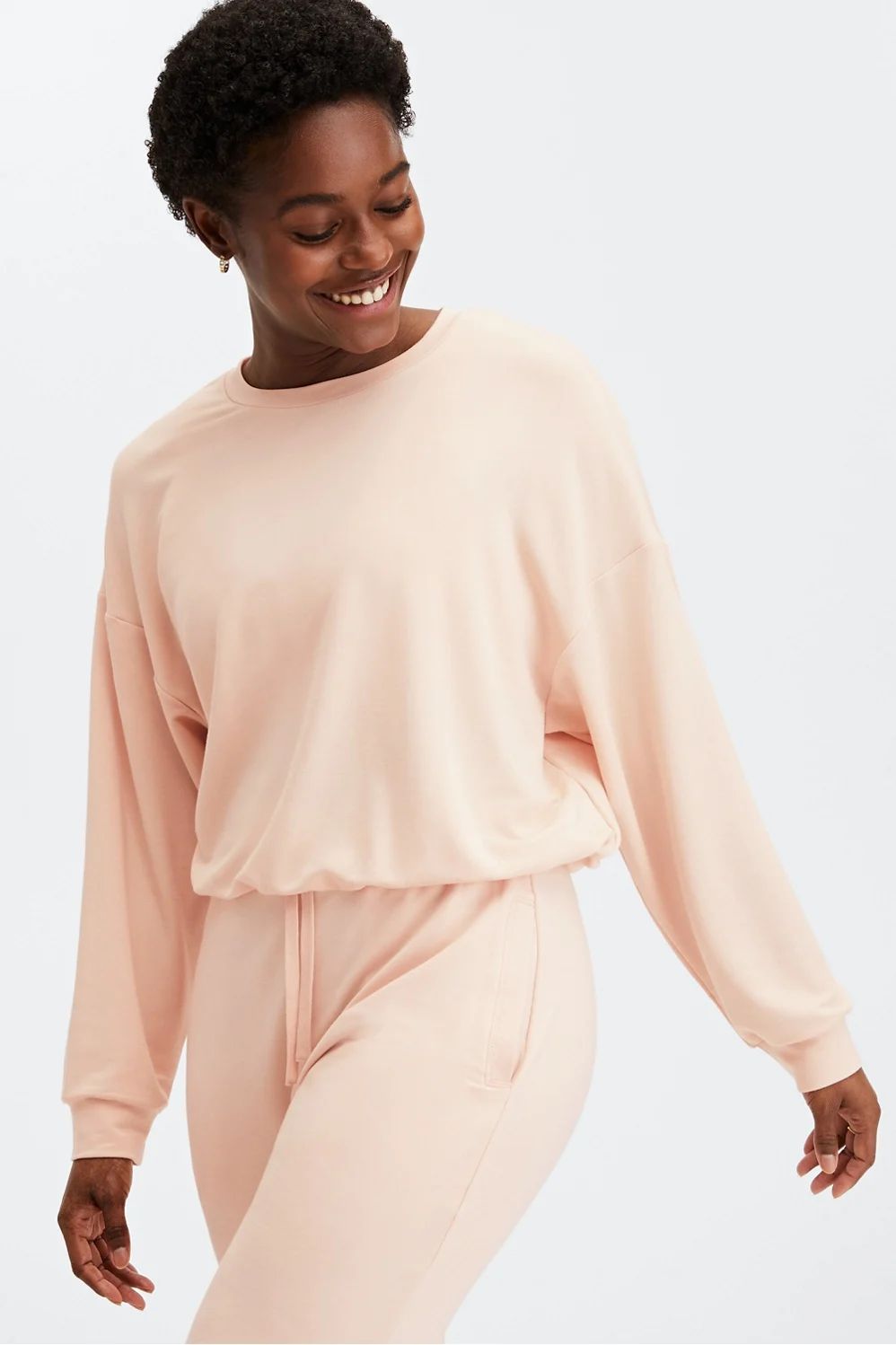 Luxe Cinched Pullover | Fabletics - North America