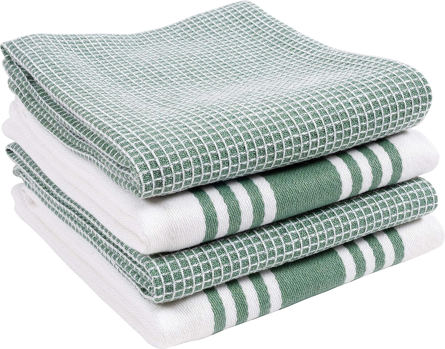KAF Home Kitchen Towels, Set of 4 Absorbent, Durable and Soft Towels | Perfect for Kitchen Messes... | Amazon (US)