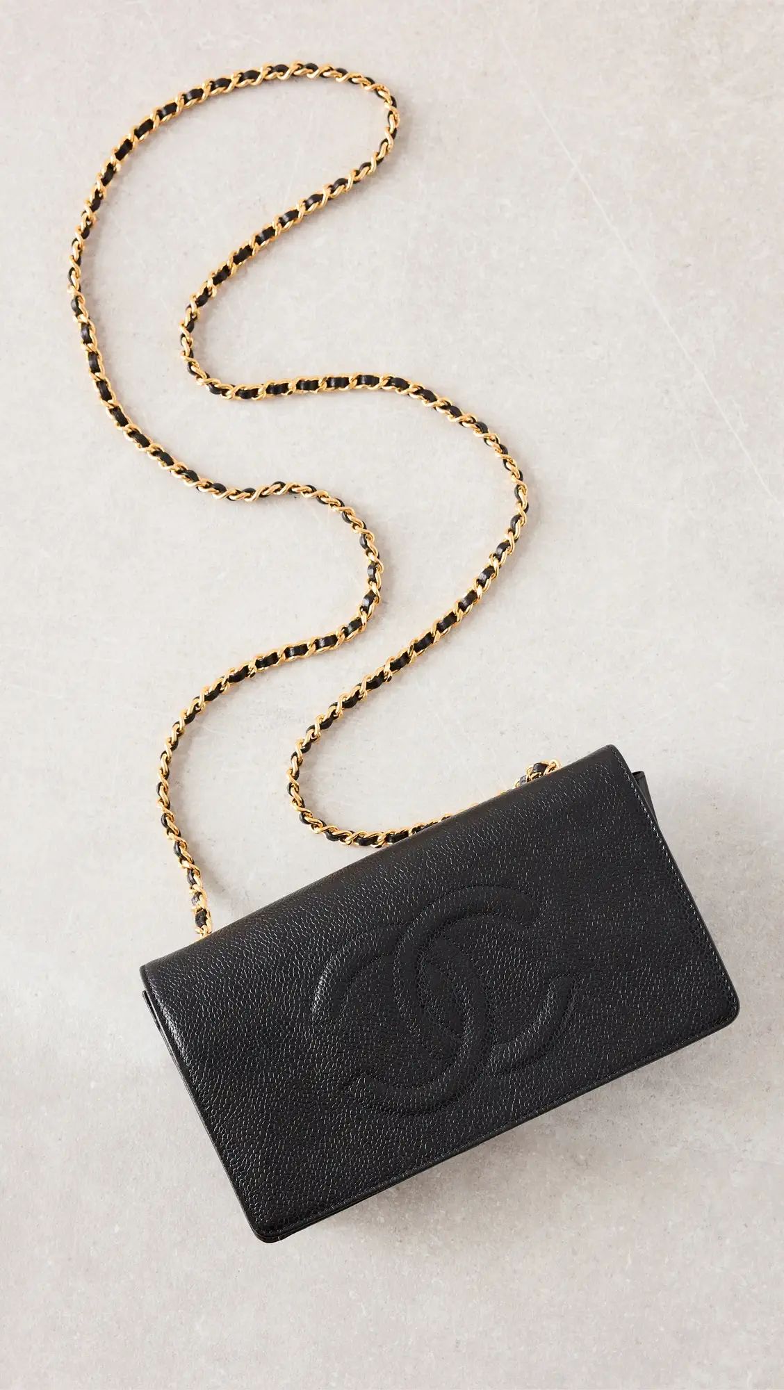 Shopbop Archive Chanel Timeless Wallet On Chain, Caviar | Shopbop | Shopbop