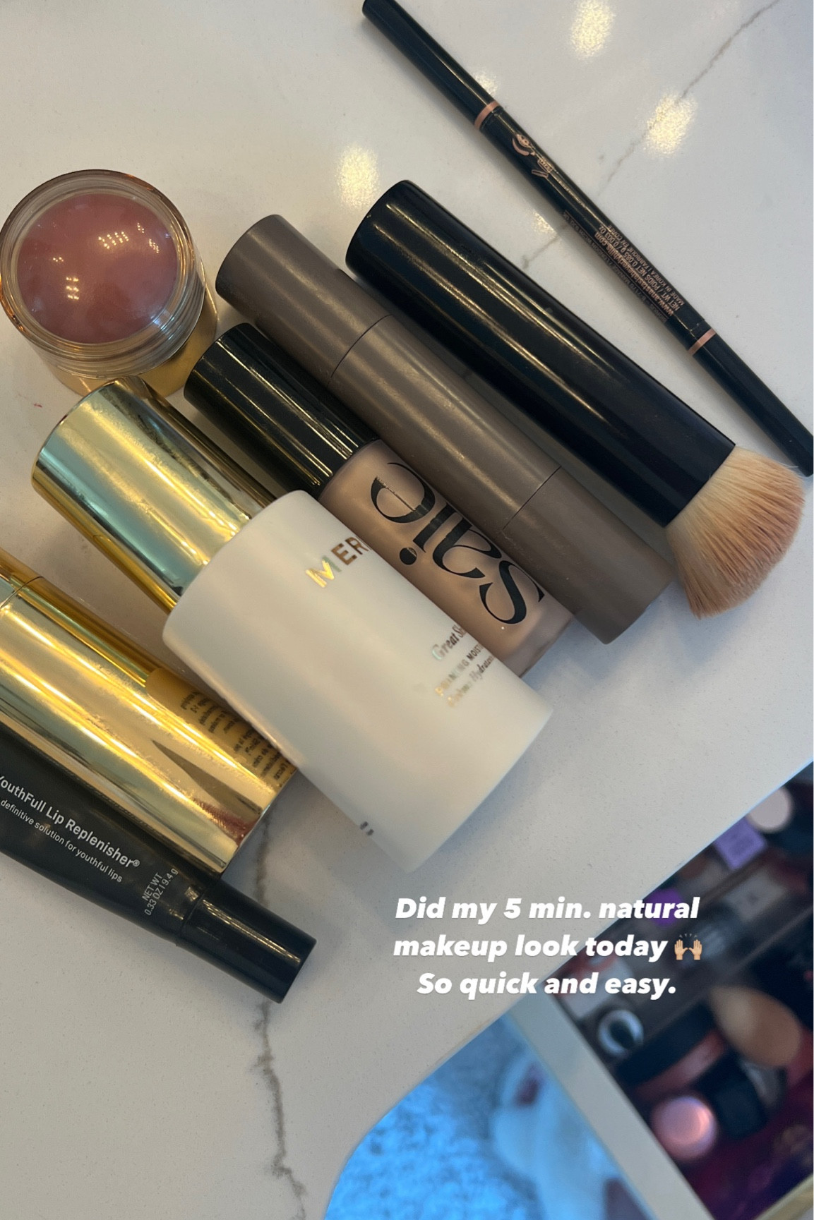 My favorite makeup for “5 minute get ready quick not trying no makeup makeup look” lol. 

#LTKBeauty