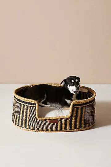 Midnight Small Dog Bed | Anthropologie (US)