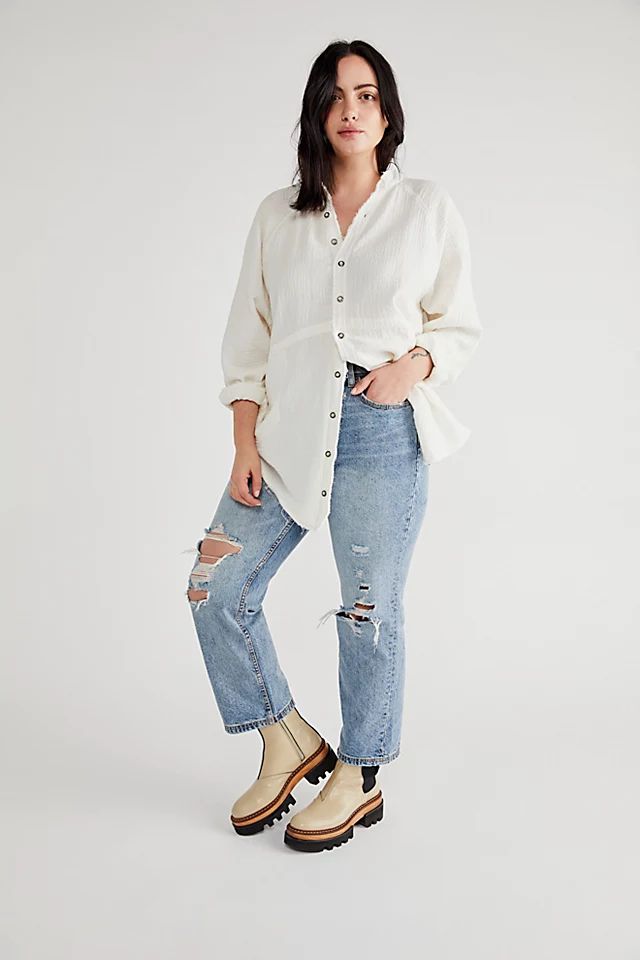 CRVY Daisy Straight-Leg Jeans | Free People (Global - UK&FR Excluded)