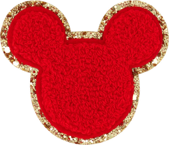 Red Disney Mickey Mouse Glitter Patch | Stoney Clover Lane