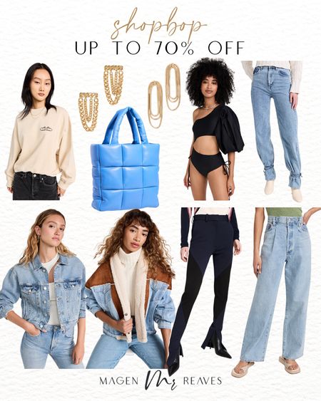 ShopBop up to 70% off - sale alert - sale finds - denim on sale - fashion on sale - tops on sale - sale must haves 

#LTKSeasonal #LTKsalealert #LTKFind