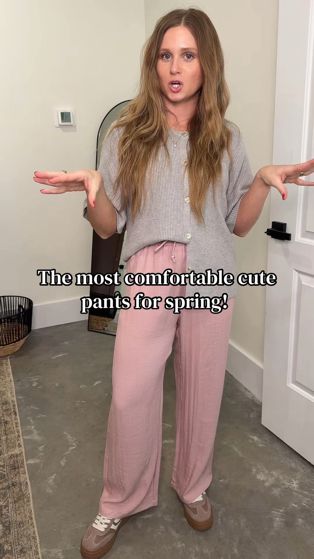 Valentine’s Day but make it comfy ✨
Styling my pink linen pants with a soft grey short sleeve cardigan for a look that’s equal parts cute and practical. Whether it’s classroom parties, coffee runs, or a casual date night — this one just works.

Proof you don’t need red to feel festive 💕

Would you wear this for Valentine’s Day or are you team classic red? 💌


Valentine’s Day outfit, pink linen pants outfit, Halara pink pants, casual Valentine’s Day look, mom style outfit, comfy chic outfit, neutral outfit inspo, everyday spring outfit, pink and grey outfit, affordable fashion finds

#LTKgrwm #LTKValentine #LTKPetite

#LTKmomlife #LTKgrwm #LTKValentine