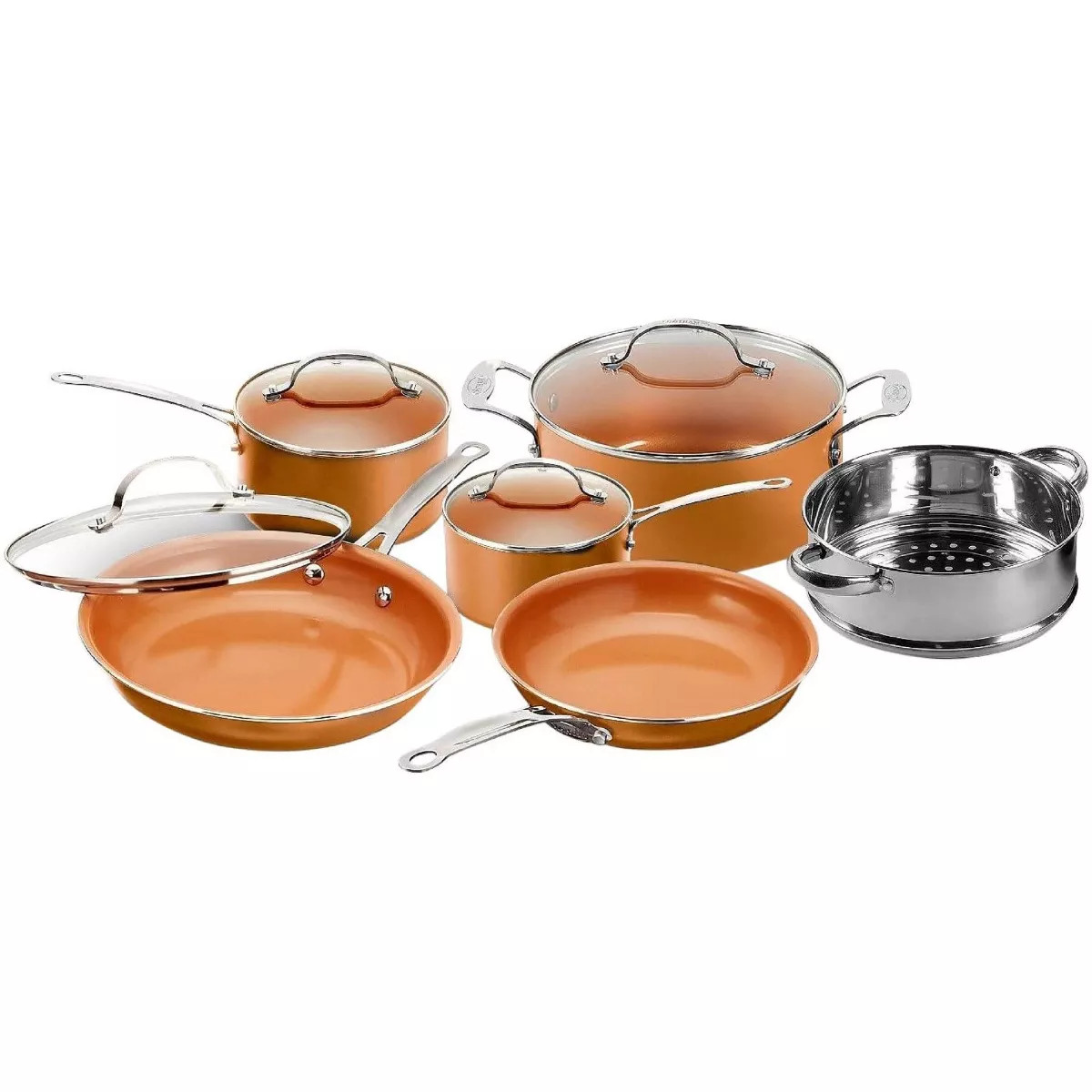 Gotham Steel 10 Piece Nonstick Copper Cookware Set | Target