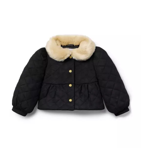 The Sueded Peplum Jacket | Janie and Jack