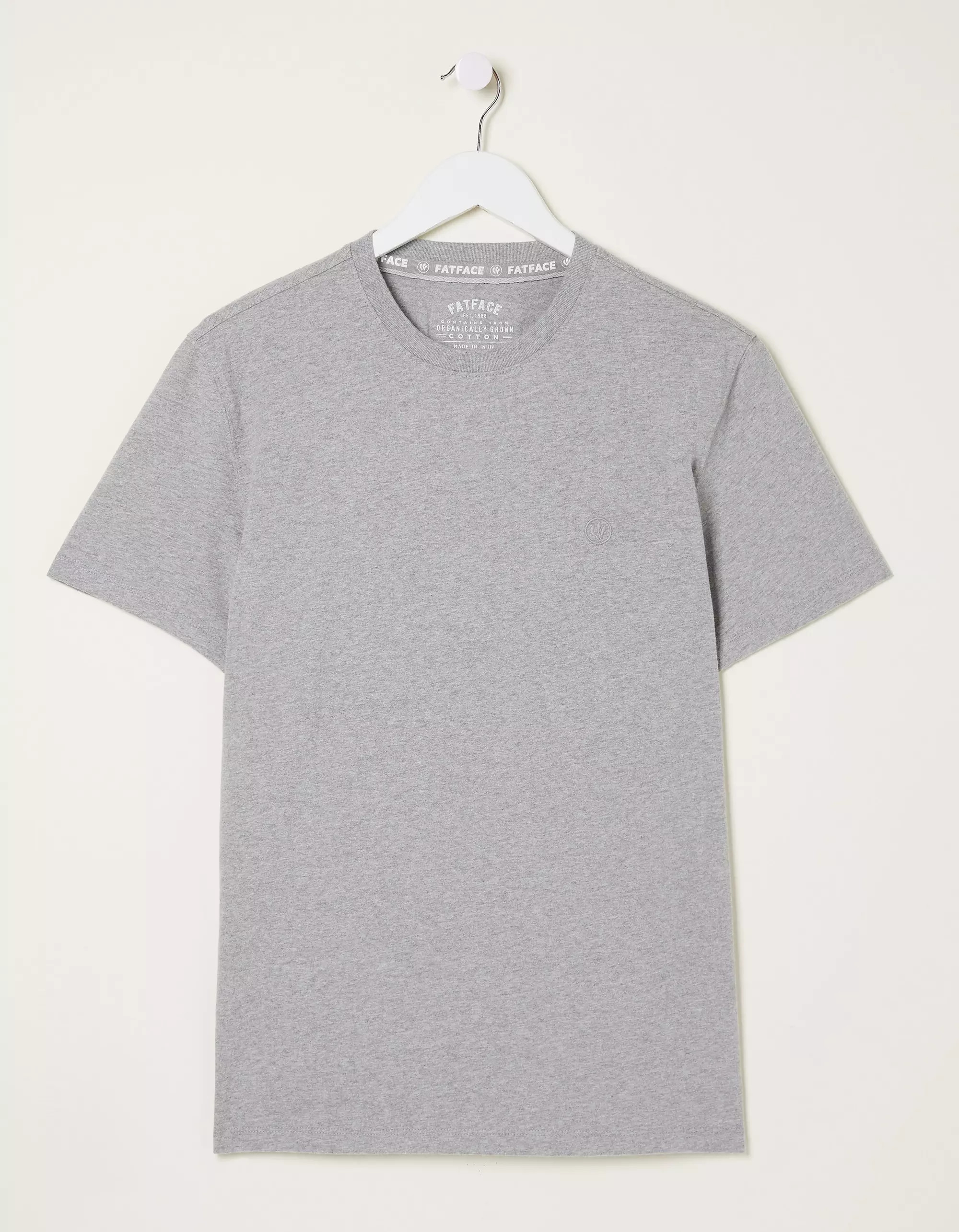 Lulworth Organic Cotton Crew T Shirt | Fat Face (UK&IE)