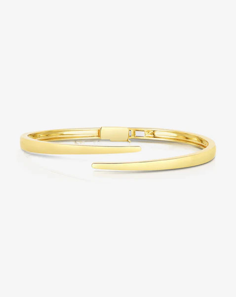 Open Gold Wrap Bangle | Ring Concierge