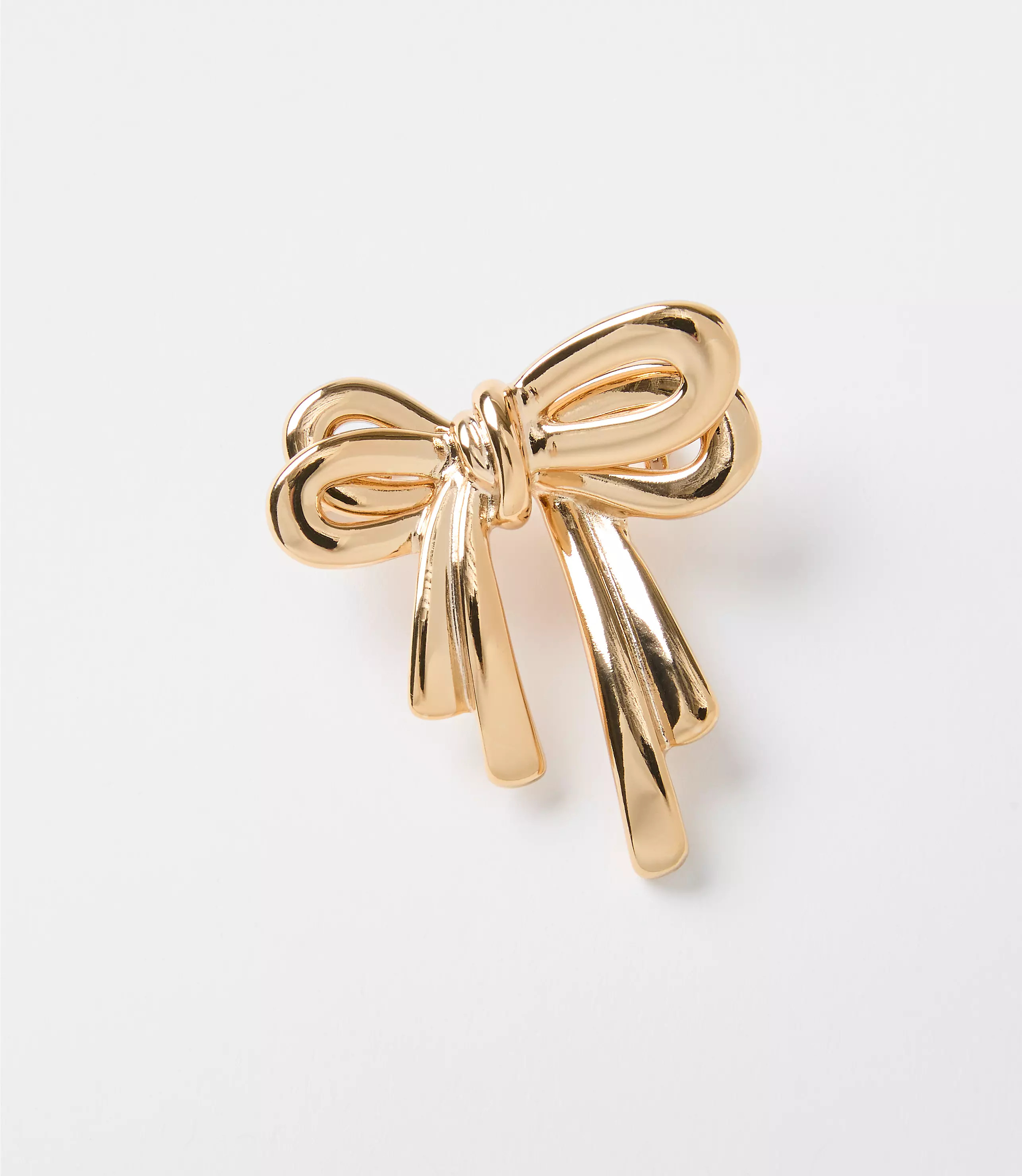 Metal Bow Brooch | LOFT