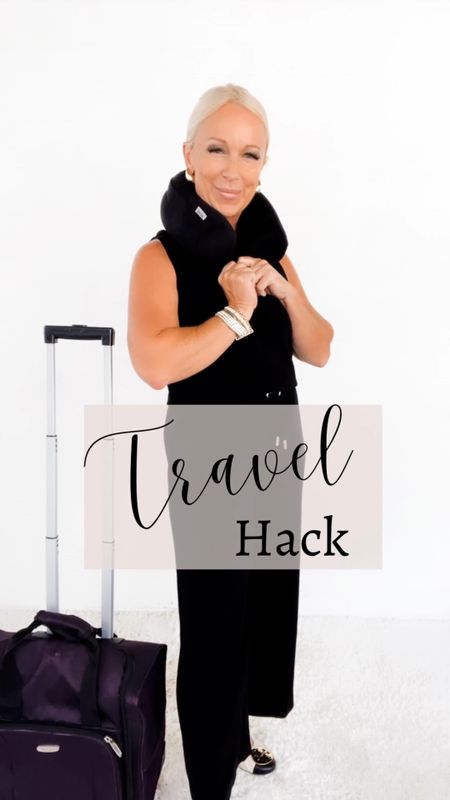 ✈️ Do you want to pack 3 to 4 more clothing items in your luggage… Without paying airline baggage fees? 

💡This neckroll has a removable foam insert. Simply remove the foam insert and then roll your clothes up to fit inside. I was able to fit two pairs of pants, a top, and a dress… and it still worked as a neck roll. Genius!

#LTKover40 #LTKSeasonal #LTKtravel