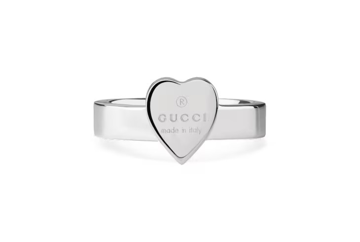 Heart ring with Gucci trademark | Gucci (US)