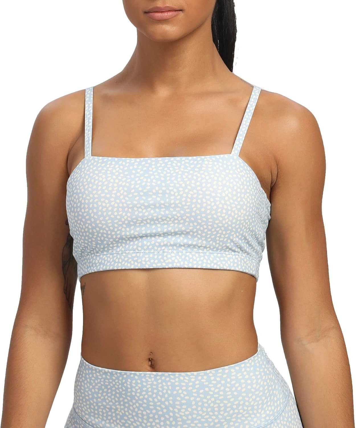 Aoxjox Women's Workout Bandeau Sports Bras Taining Fitness Running Yoga Crop Tank Top | Amazon (UK)
