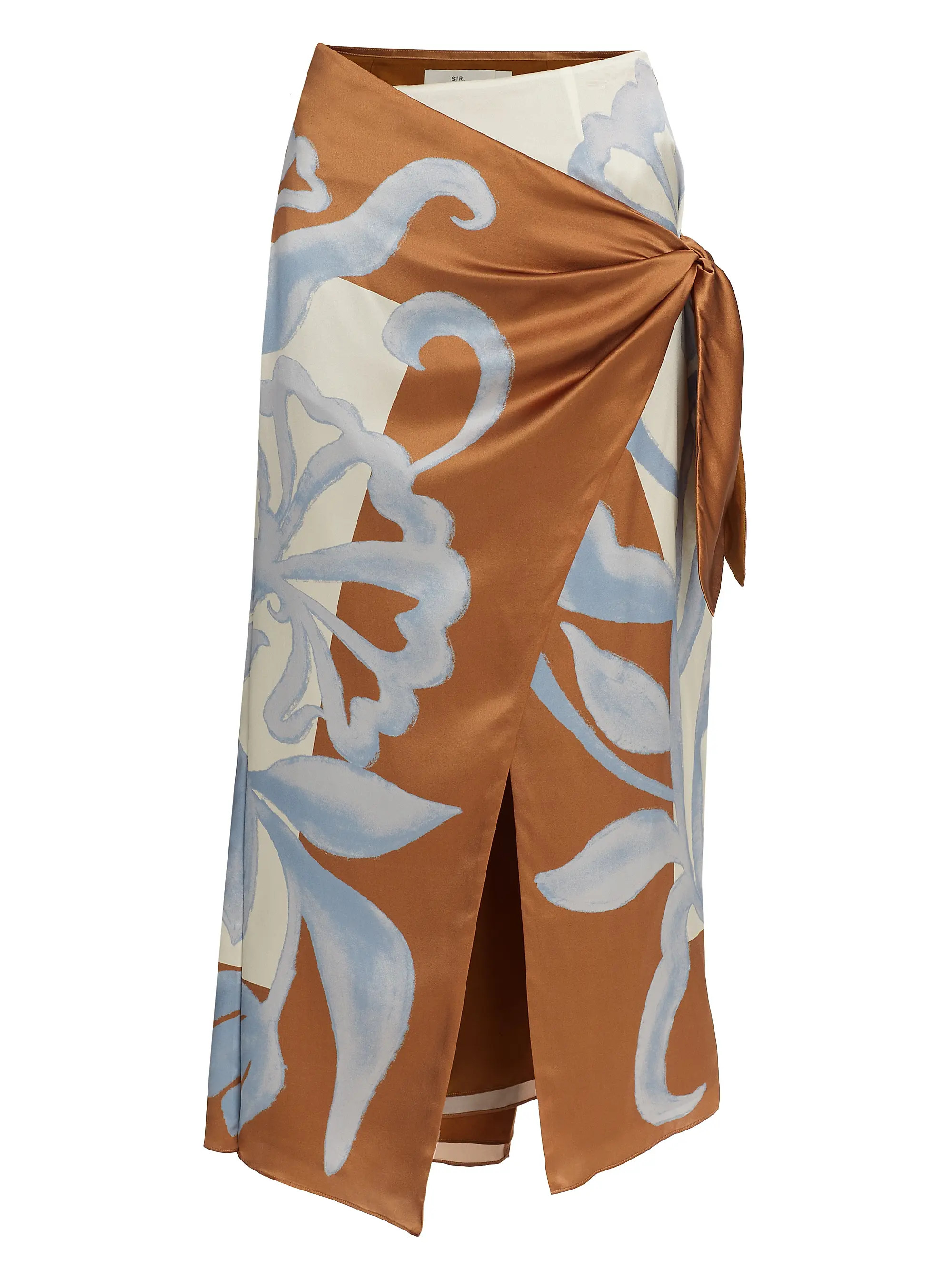 Sorrento Silk Wrap Midi-Skirt | Saks Fifth Avenue