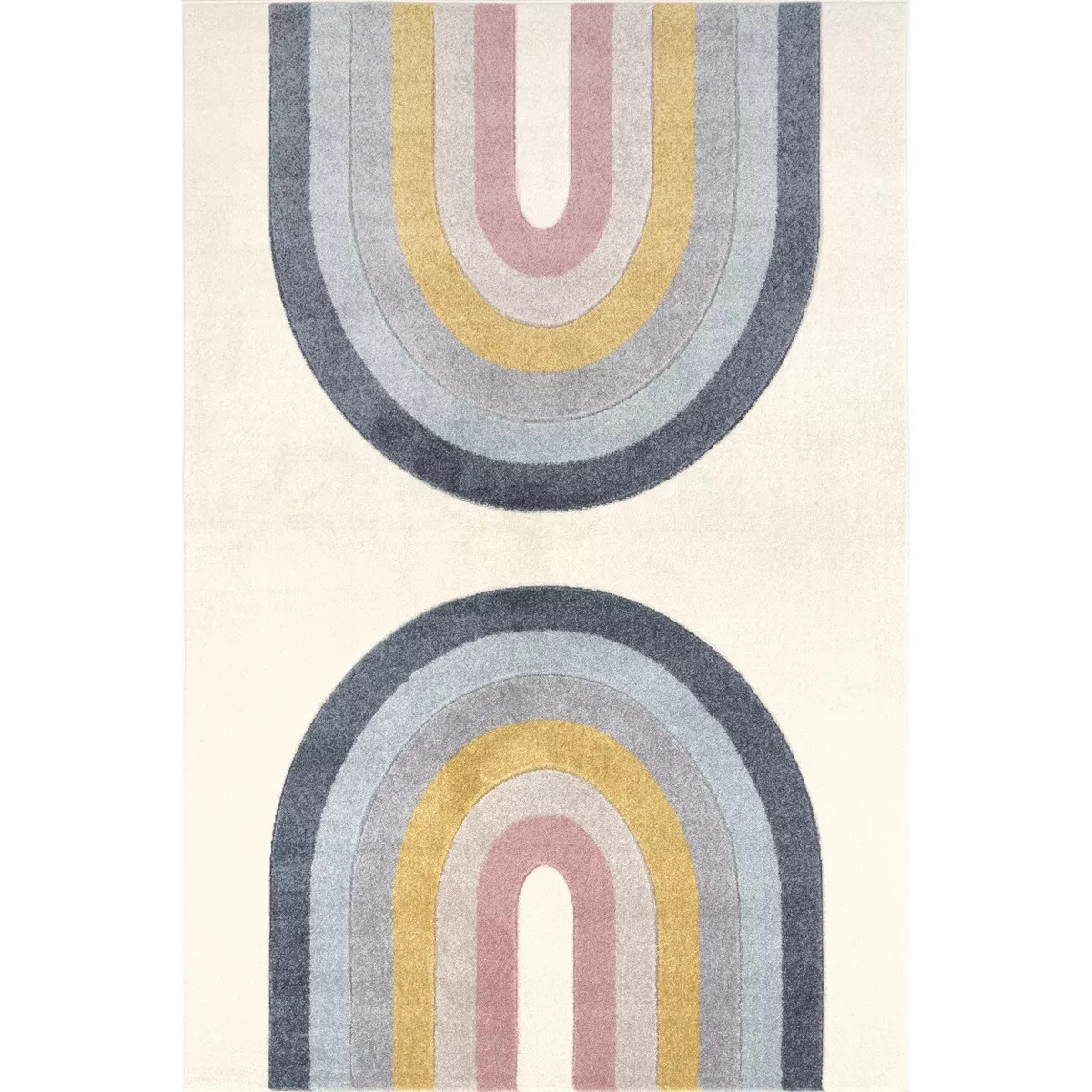 nuLOOM Jerri Double Half Rainbow Kids Area Rug | Target