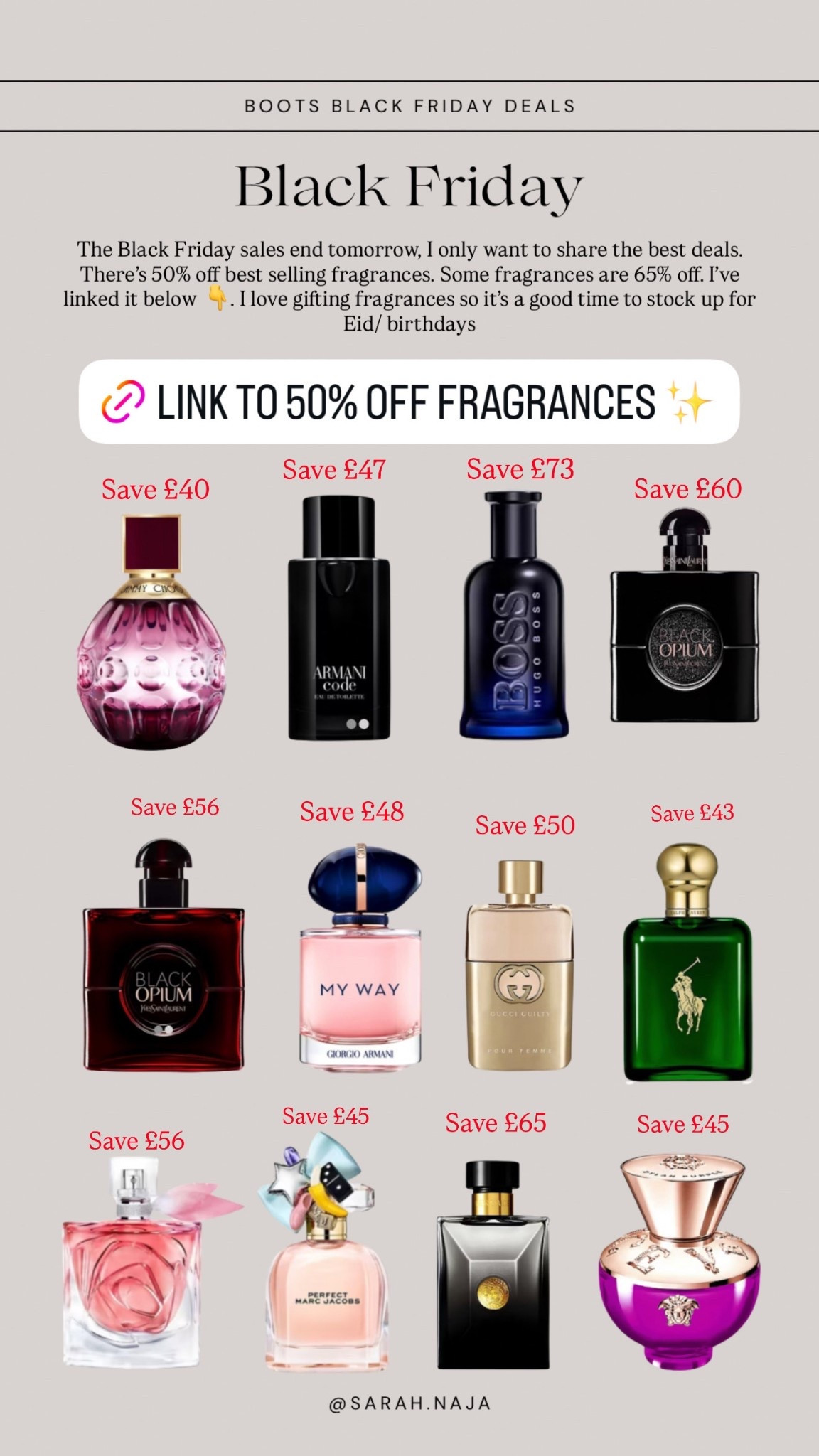 50% fragrance Black Friday sale 

#LTKbeauty #LTKsale #LTKCyberWeek
