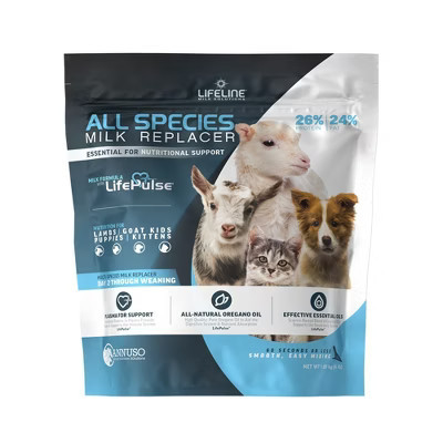 ANNUSO LIFELINE All Species Milk Replacer 26:24, 4lb Bag | Target