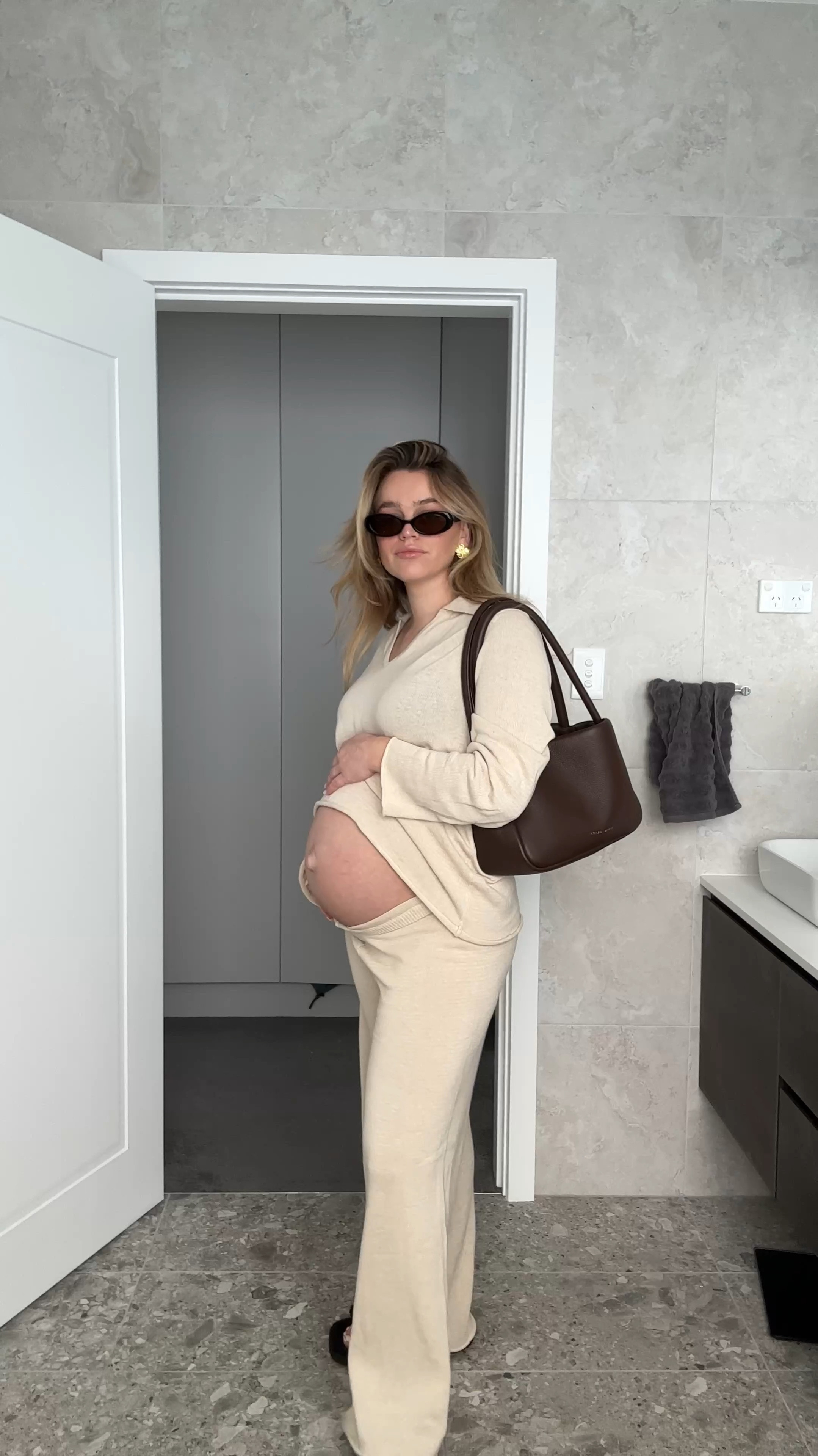 I wear size small in both top and bottoms. Such a comfortable fit