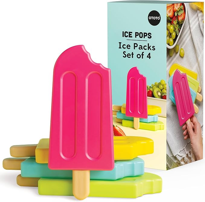 OTOTO New - Ice Pops Popsicle Ice Packs for Lunch Boxes - Funny Gifts, Cute Kitchen Accessories, ... | Amazon (US)
